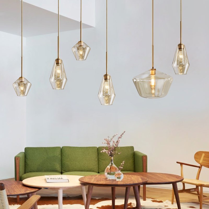 modern glass ceiling lights
